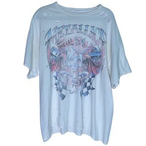 Urban Outfitters oversized holy Metallica graphic tee